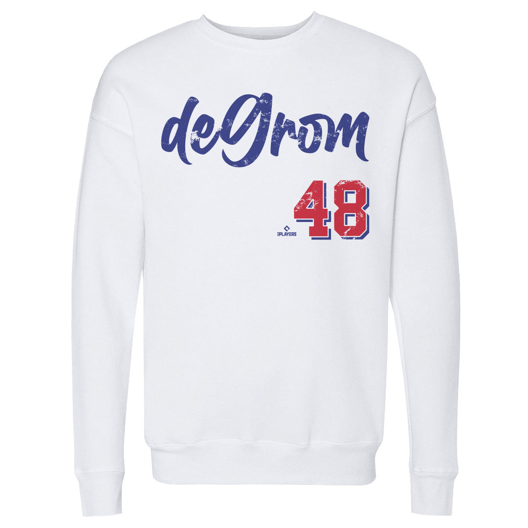Jacob deGrom Men&#39;s Crewneck Sweatshirt | 500 LEVEL
