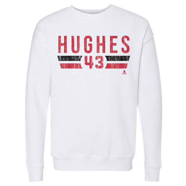 Luke Hughes Men's Crewneck Sweatshirt | 500 LEVEL