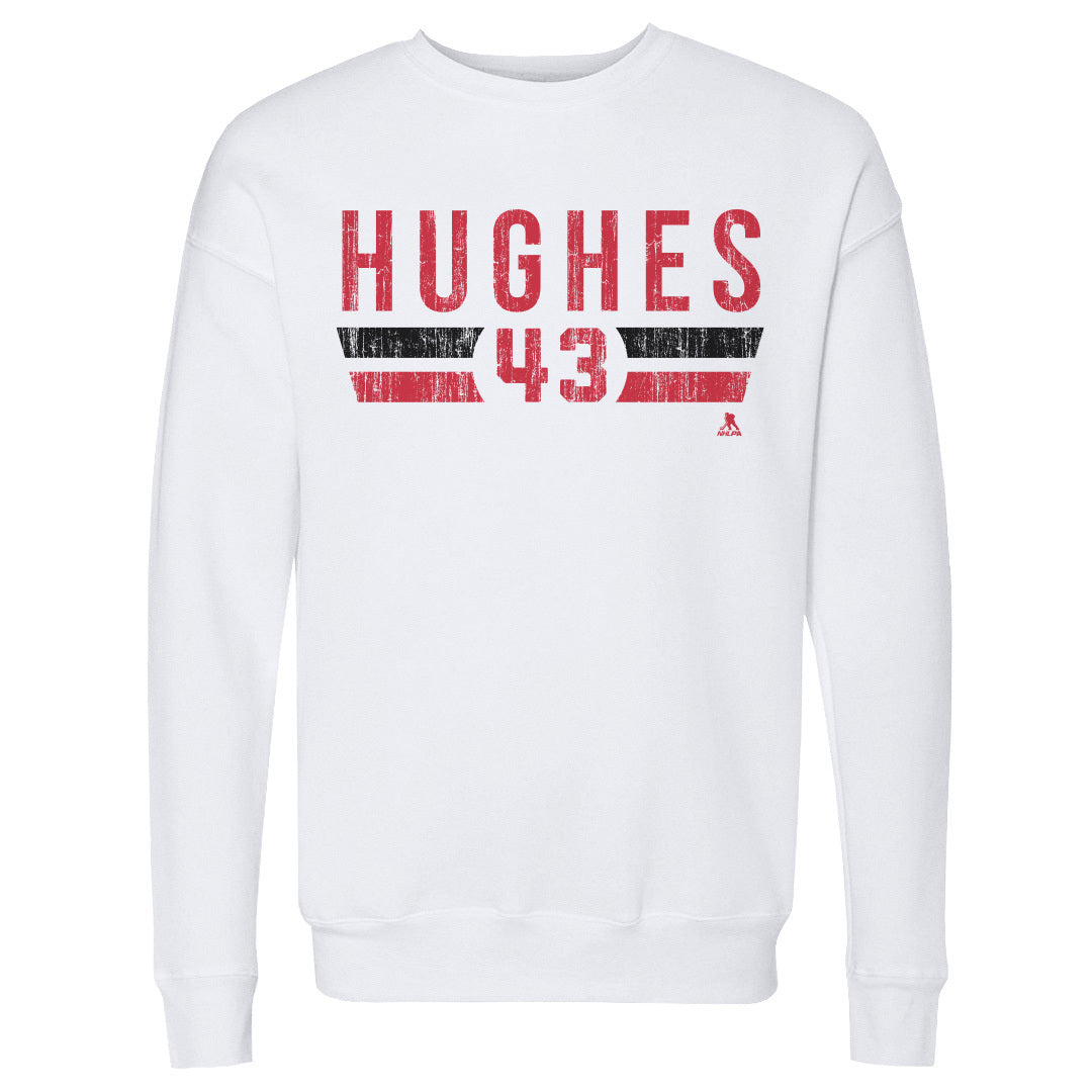 Luke Hughes Men&#39;s Crewneck Sweatshirt | 500 LEVEL