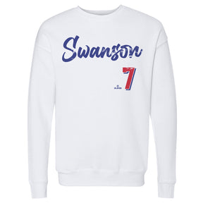 Dansby Swanson Men's Crewneck Sweatshirt | 500 LEVEL