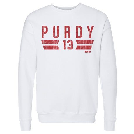 Brock Purdy Men's Crewneck Sweatshirt | 500 LEVEL
