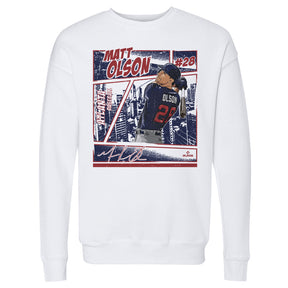 Matt Olson Men's Crewneck Sweatshirt | 500 LEVEL