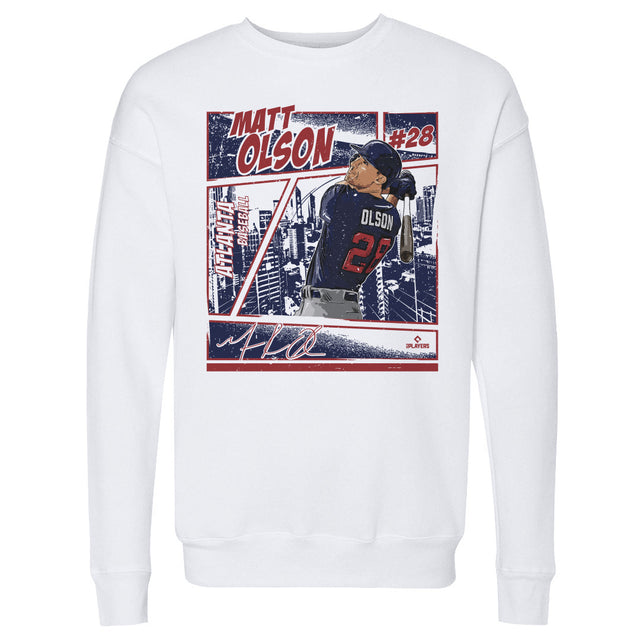 Matt Olson Men's Crewneck Sweatshirt | 500 LEVEL