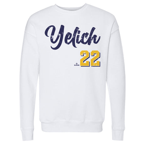 Christian Yelich Men's Crewneck Sweatshirt | 500 LEVEL