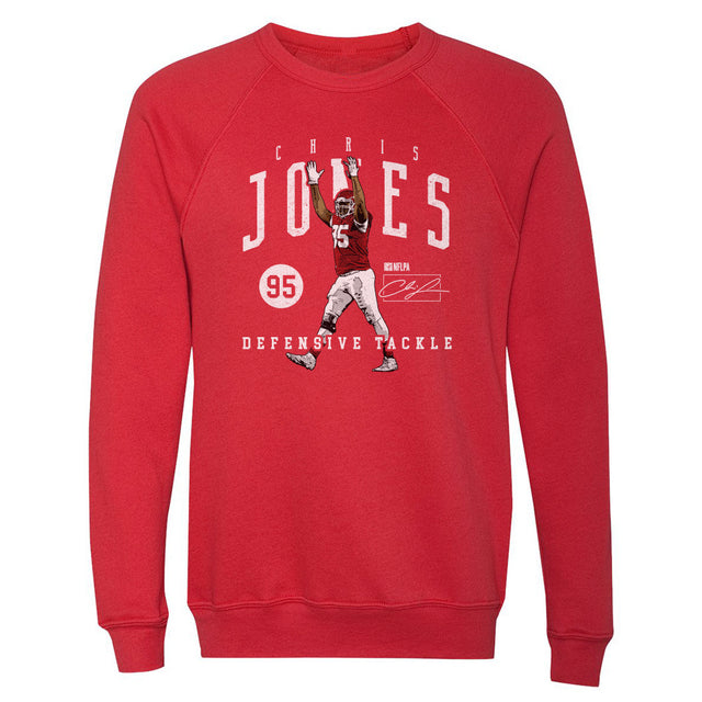 Chris Jones Men's Crewneck Sweatshirt | 500 LEVEL
