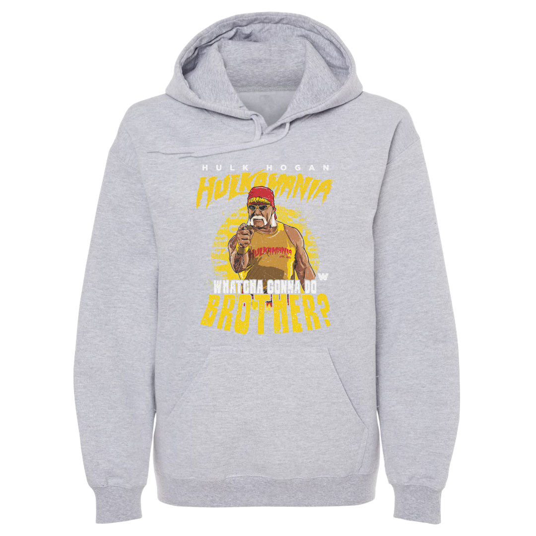 Hulk Hogan Hulkamania Whatcha Gonna Do Brother Men's Hoodie – 500