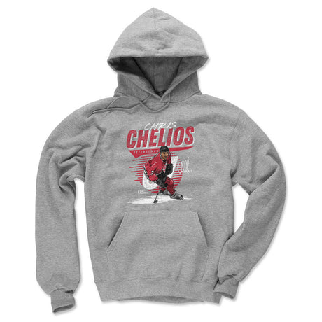 Chris Chelios Men's Hoodie | 500 LEVEL