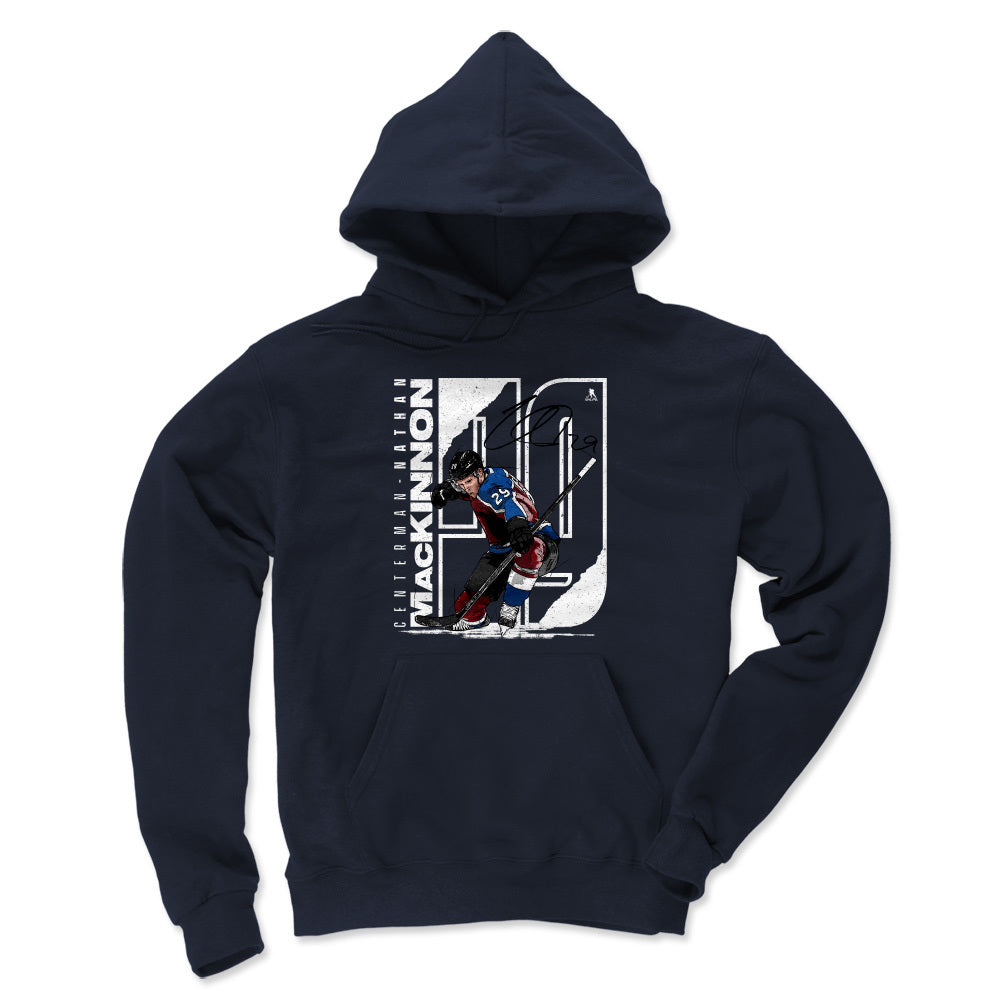 Nathan MacKinnon Men's Hoodie | 500 LEVEL