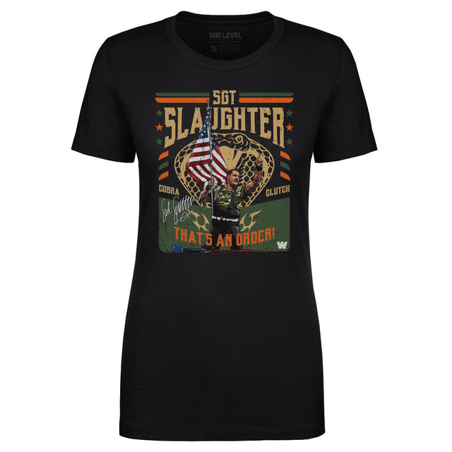 Sgt. Slaughter Women's T-Shirt | 500 LEVEL