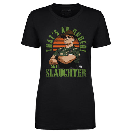 Sgt. Slaughter Women's T-Shirt | 500 LEVEL