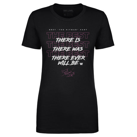 Bret Hart Women's T-Shirt | 500 LEVEL
