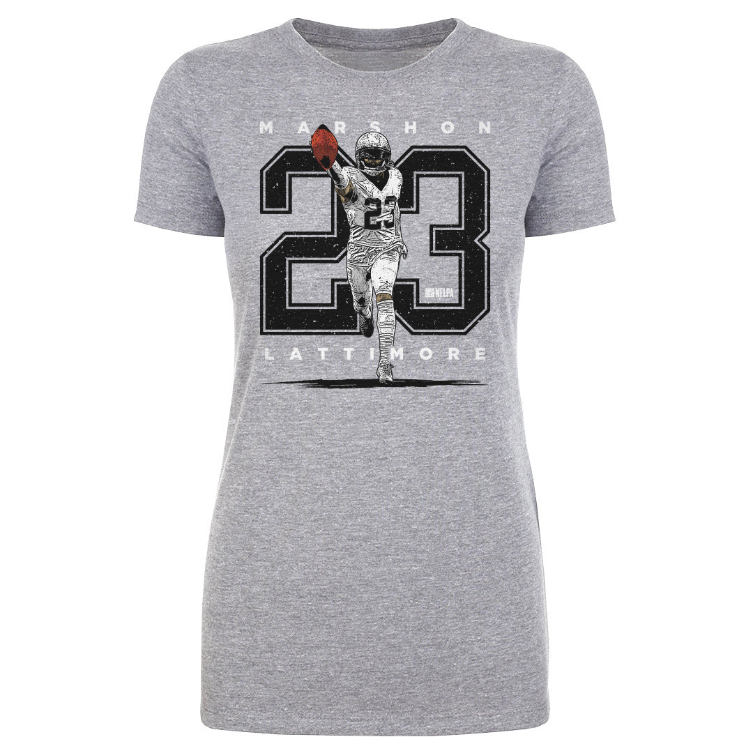 Marshon Lattimore Women&#39;s T-Shirt | 500 LEVEL