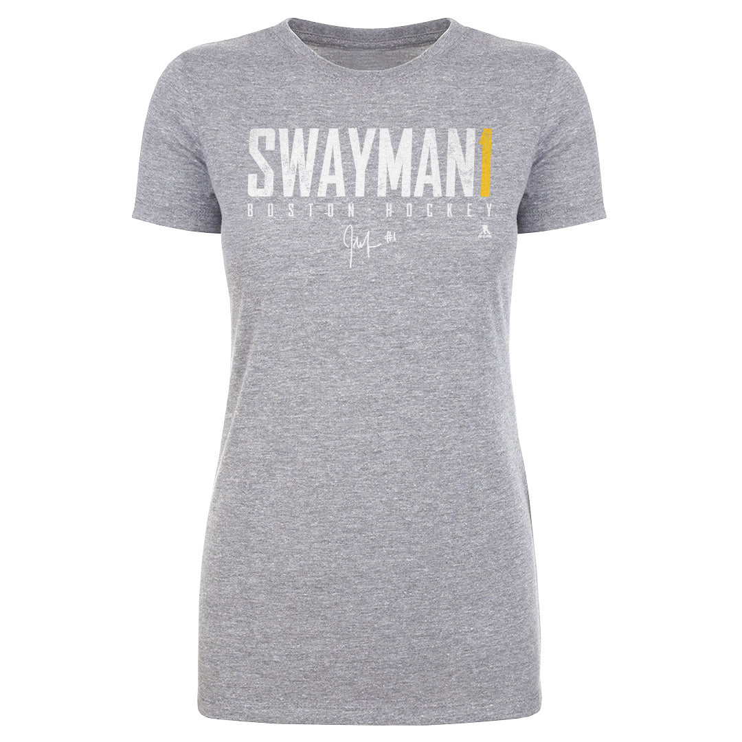 Jeremy Swayman Women's T-Shirt | 500 LEVEL