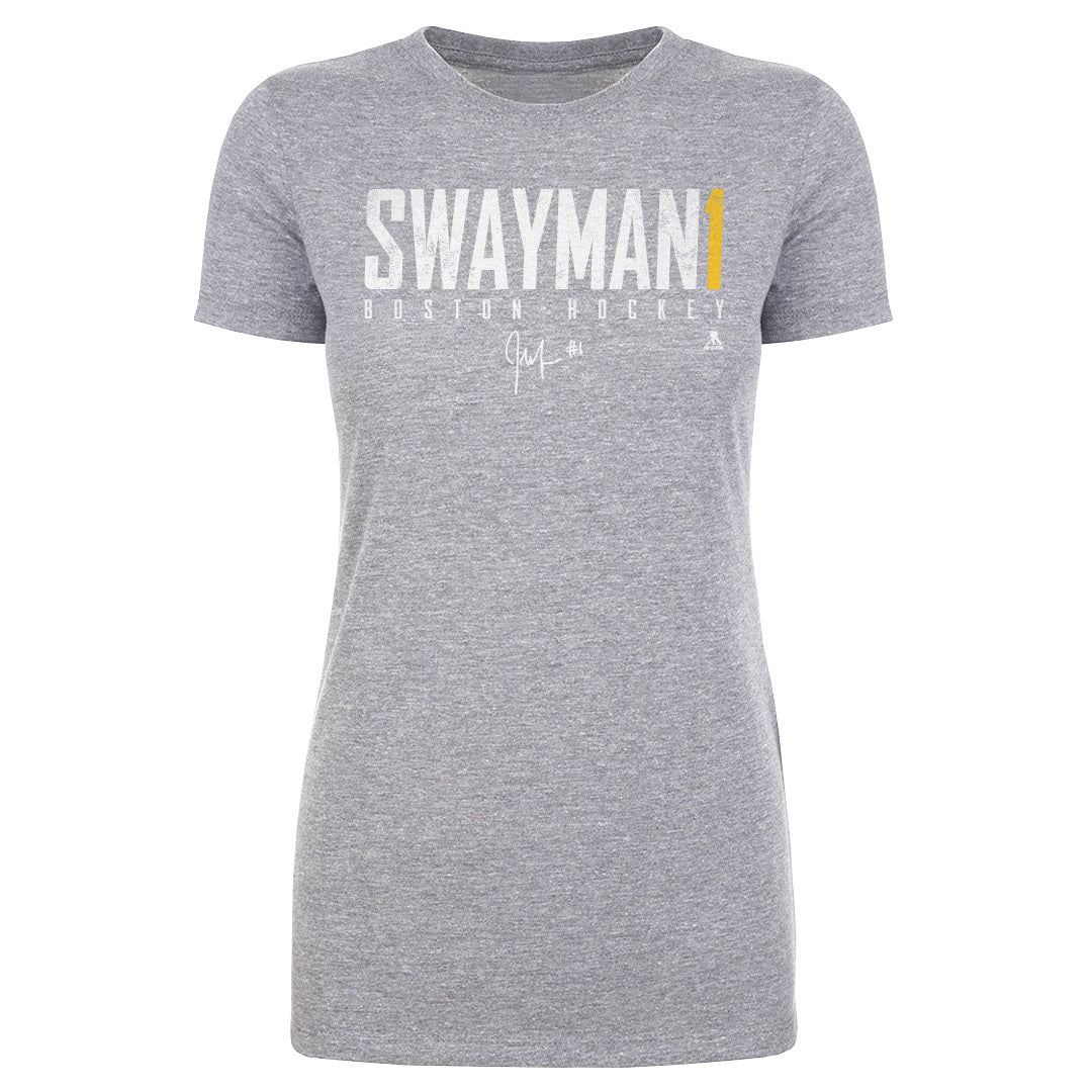 Jeremy Swayman Women&#39;s T-Shirt | 500 LEVEL
