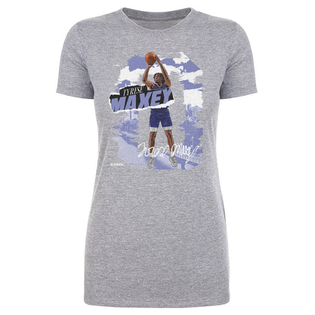 Tyrese Maxey Women's T-Shirt | 500 LEVEL