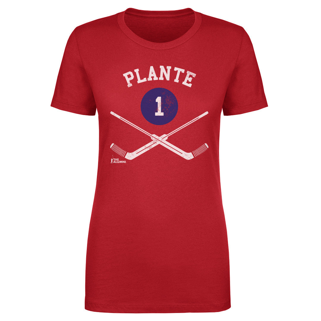 Jacques Plante Women's T-Shirt | 500 LEVEL