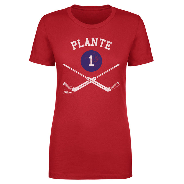 Jacques Plante Women's T-Shirt | 500 LEVEL