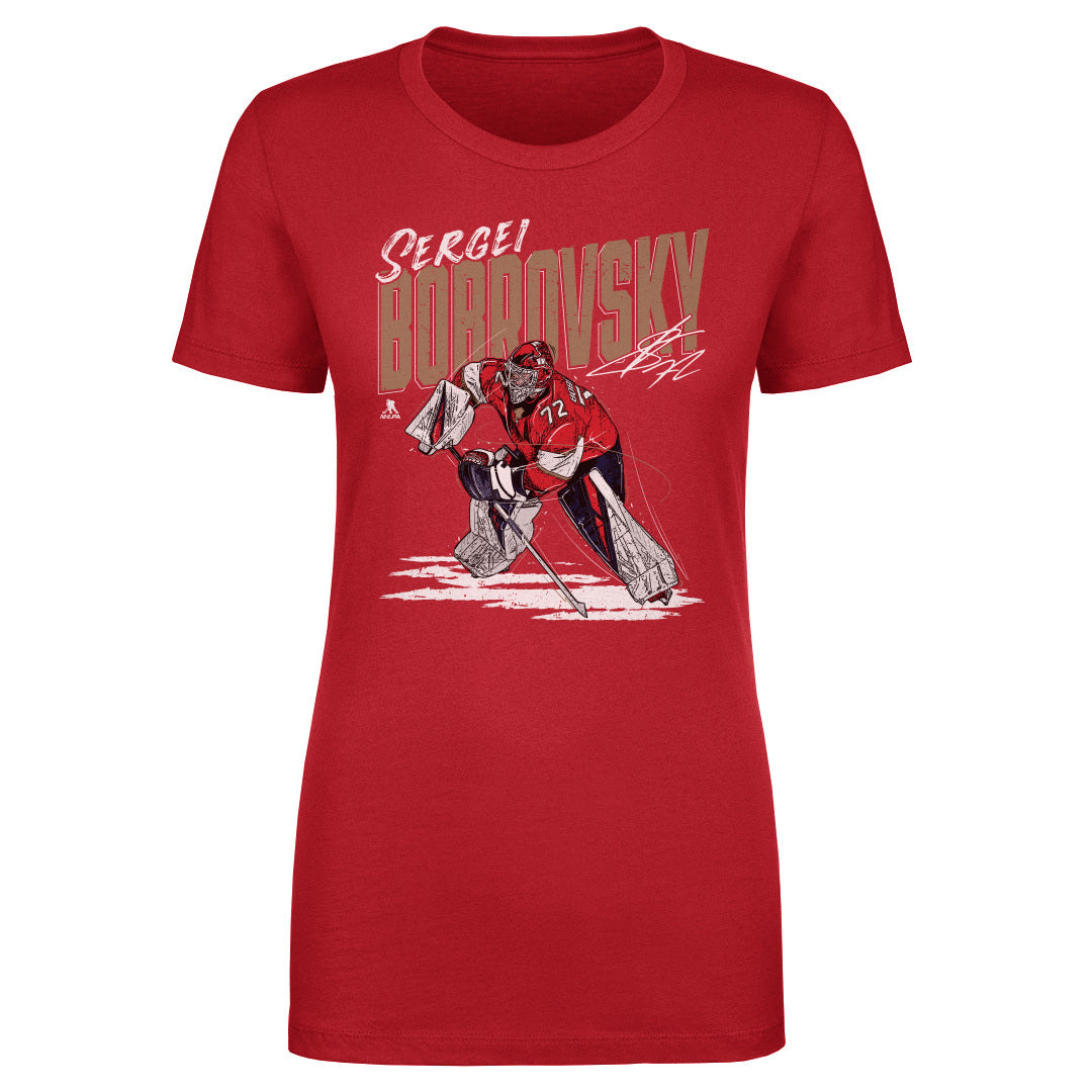 Sergei Bobrovsky Women's T-Shirt | 500 LEVEL