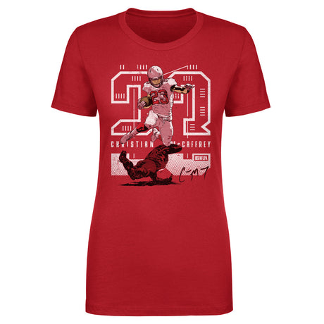 Christian McCaffrey Women's T-Shirt | 500 LEVEL