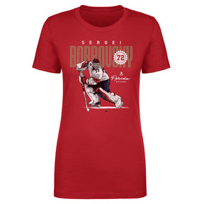Sergei Bobrovsky Women's T-Shirt | 500 LEVEL