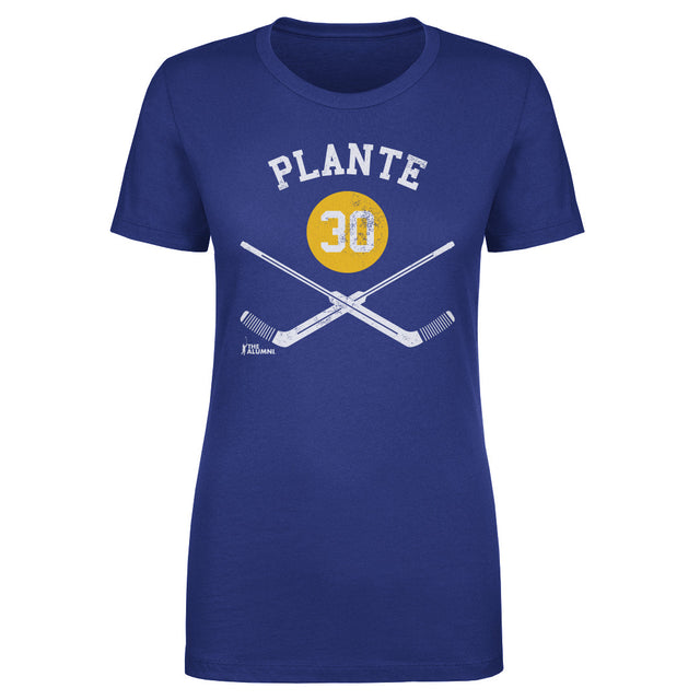 Jacques Plante Women's T-Shirt | 500 LEVEL