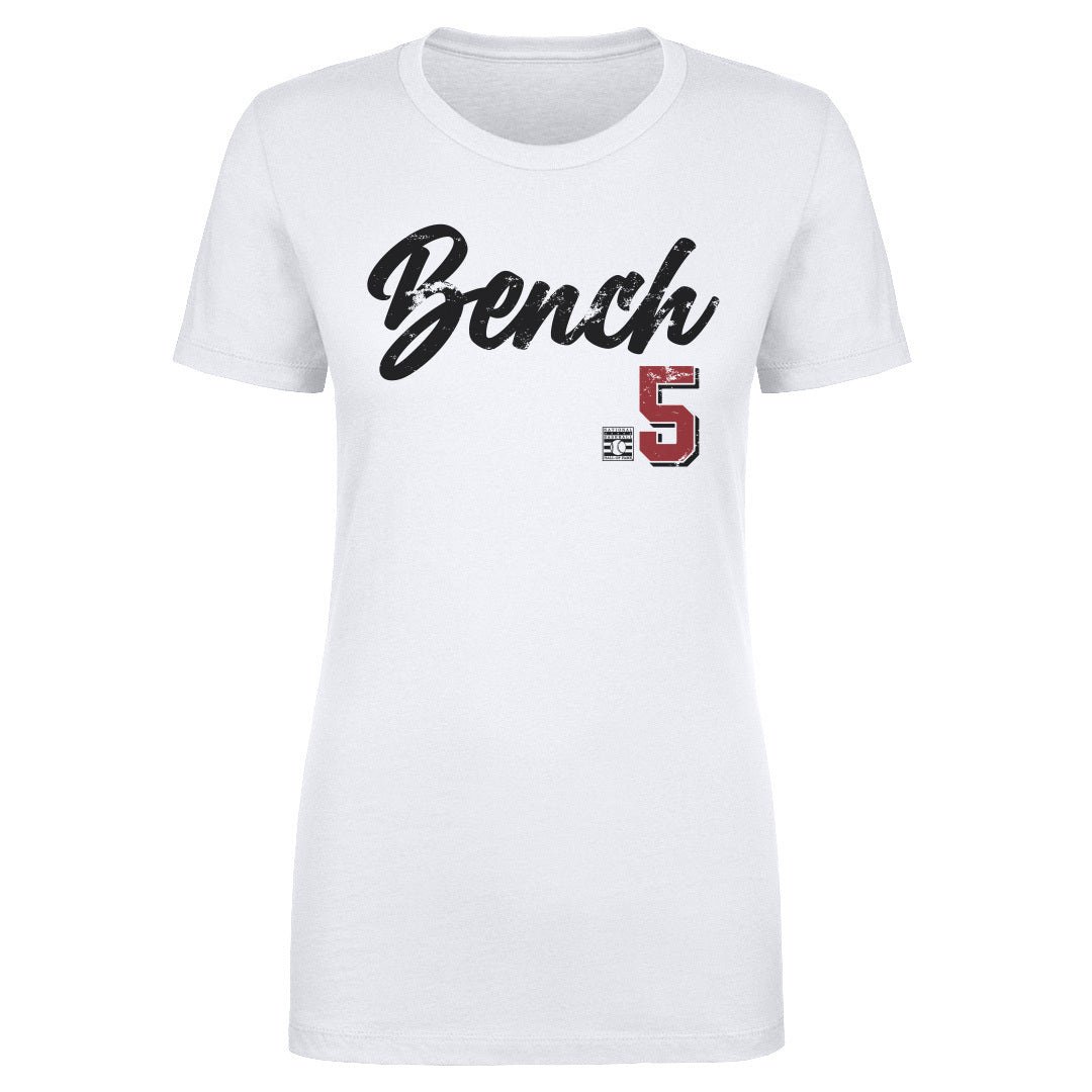 Johnny Bench Women's Shirt, Cincinnati Baseball Hall of Fame Women's T- Shirt