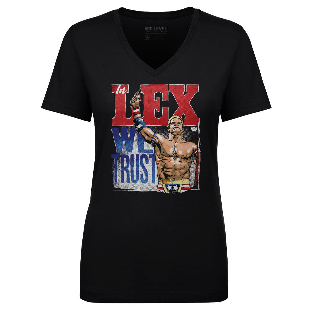 Lex Luger Women's V-Neck T-Shirt | 500 LEVEL