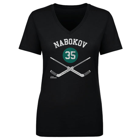 Evgeni Nabokov Women's V-Neck T-Shirt | 500 LEVEL
