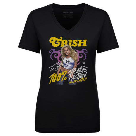 Trish Stratus Women's V-Neck T-Shirt | 500 LEVEL