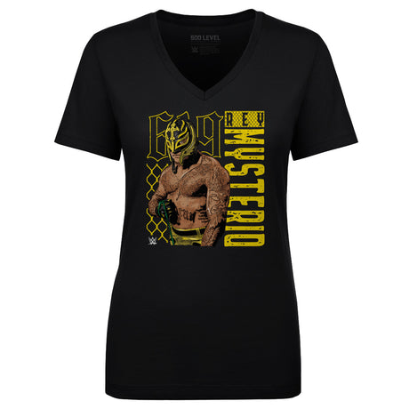 Rey Mysterio Women's V-Neck T-Shirt | 500 LEVEL