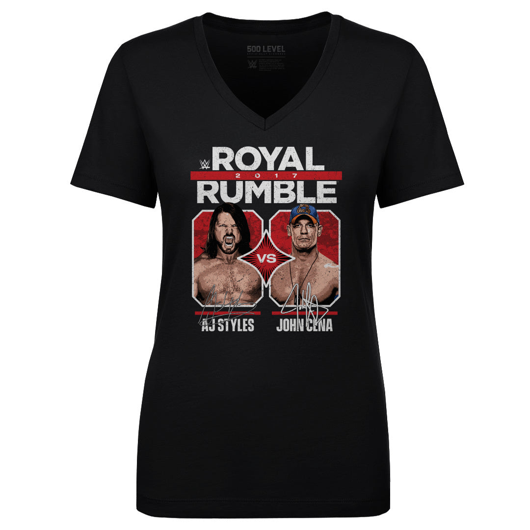 John Cena Women's V-Neck T-Shirt | 500 LEVEL