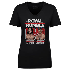 John Cena Women's V-Neck T-Shirt | 500 LEVEL
