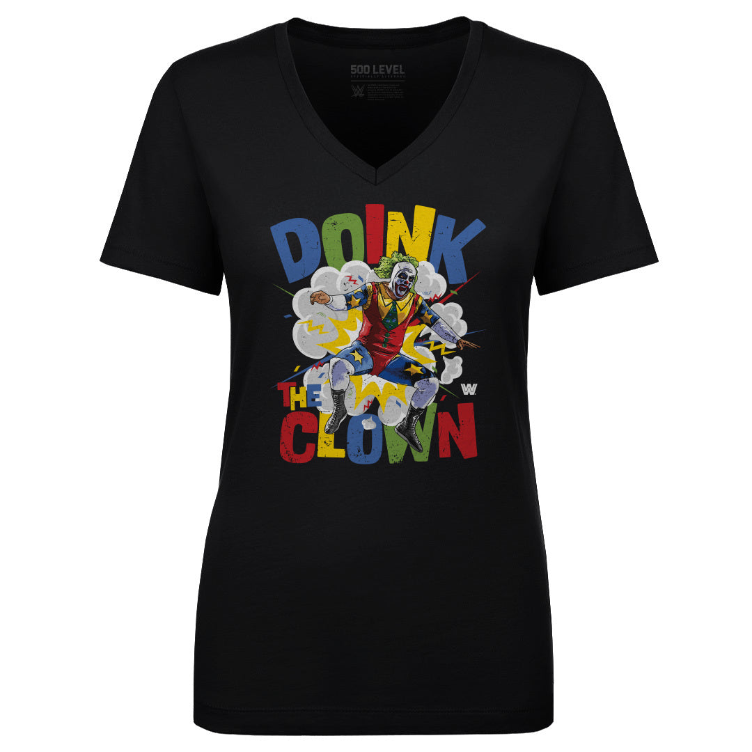 Doink The Clown Women&#39;s V-Neck T-Shirt | 500 LEVEL