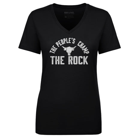 The Rock Women's V-Neck T-Shirt | 500 LEVEL