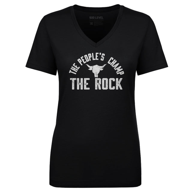 The Rock Women's V-Neck T-Shirt | 500 LEVEL