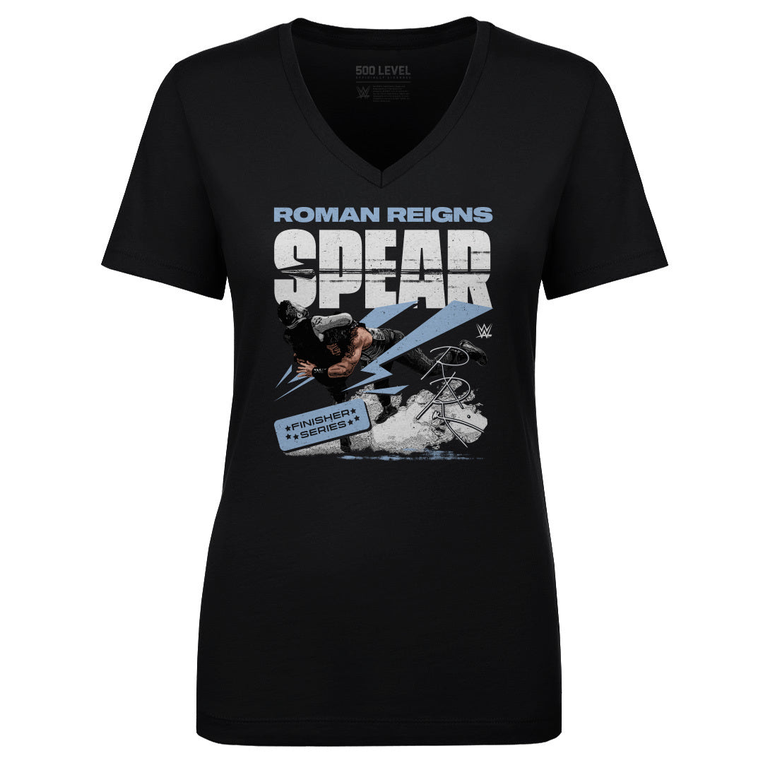 Roman Reigns Women's V-Neck T-Shirt | 500 LEVEL