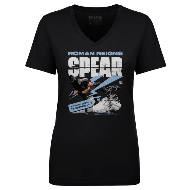 Roman Reigns Women's V-Neck T-Shirt | 500 LEVEL