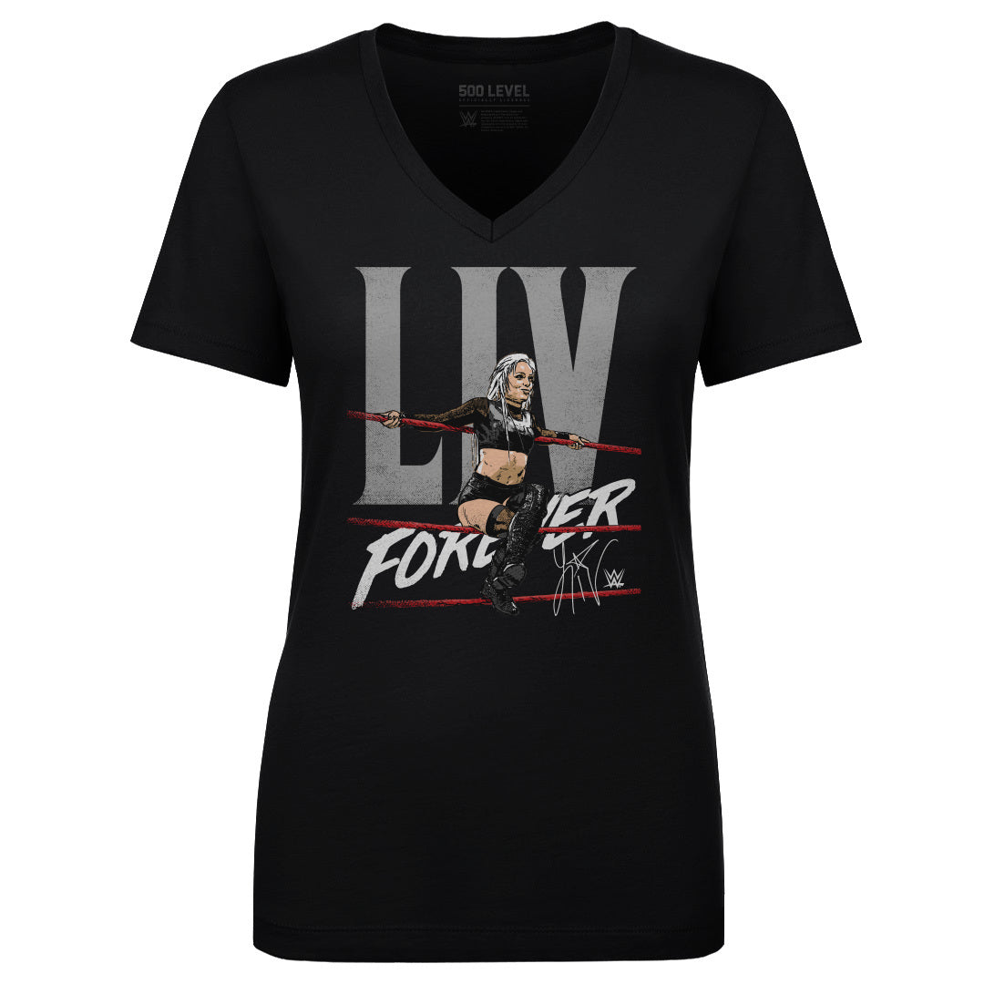 Liv Morgan Women's V-Neck T-Shirt | 500 LEVEL