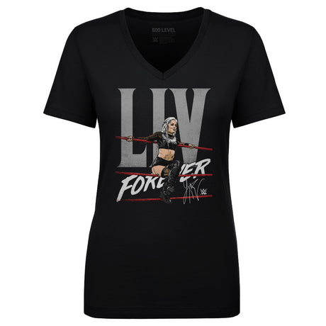Liv Morgan Women's V-Neck T-Shirt | 500 LEVEL