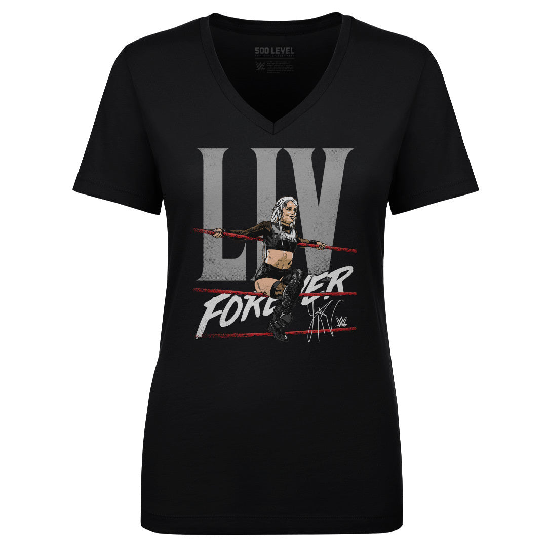 Liv Morgan Women&#39;s V-Neck T-Shirt | 500 LEVEL