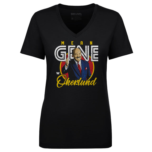 Gene Okerlund Women's V-Neck T-Shirt | 500 LEVEL