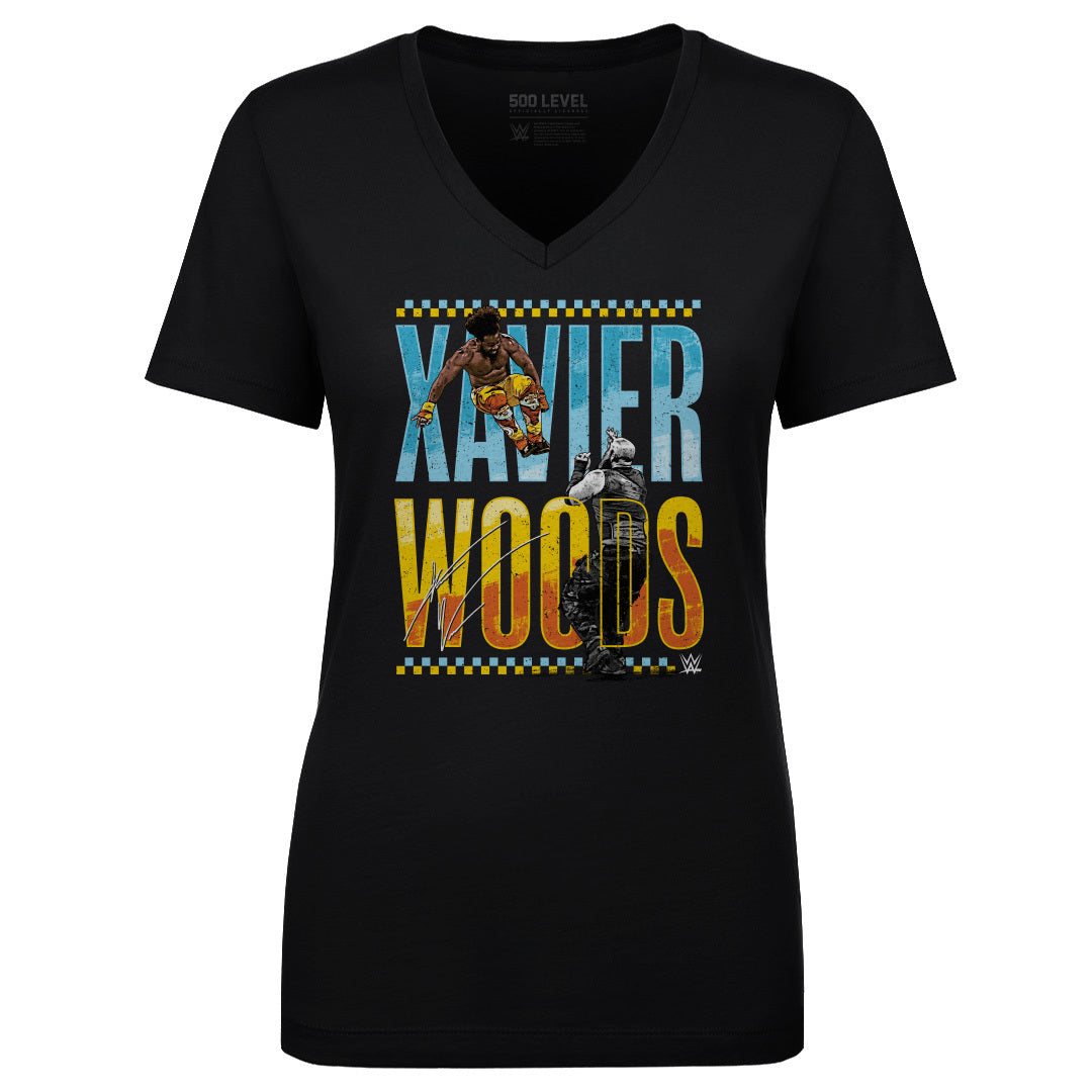 Xavier Woods Women&#39;s V-Neck T-Shirt | 500 LEVEL