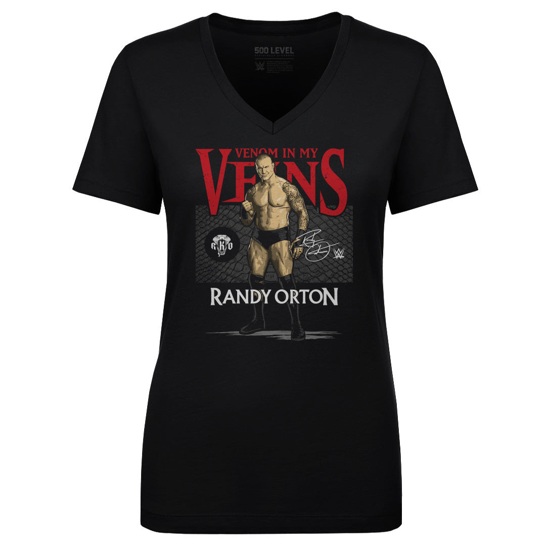 Randy Orton Women&#39;s V-Neck T-Shirt | 500 LEVEL
