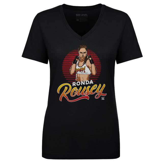 Ronda Rousey Women's V-Neck T-Shirt | 500 LEVEL