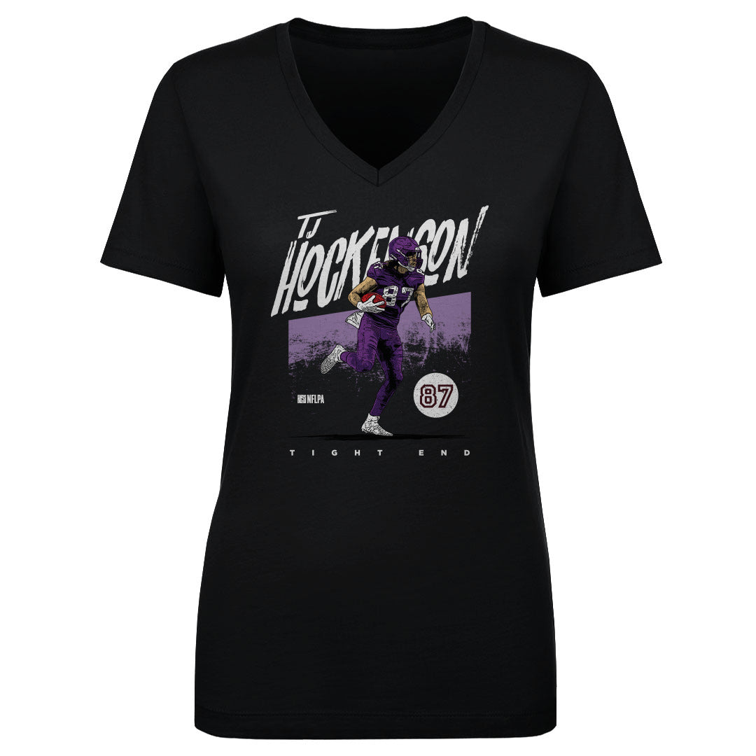 T.J. Hockenson Women&#39;s V-Neck T-Shirt | 500 LEVEL