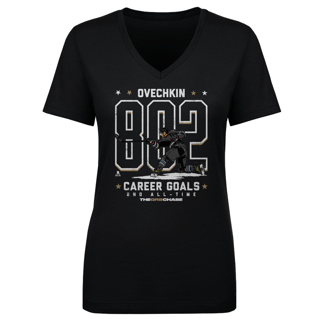 Alex Ovechkin Women's V-Neck T-Shirt | 500 LEVEL