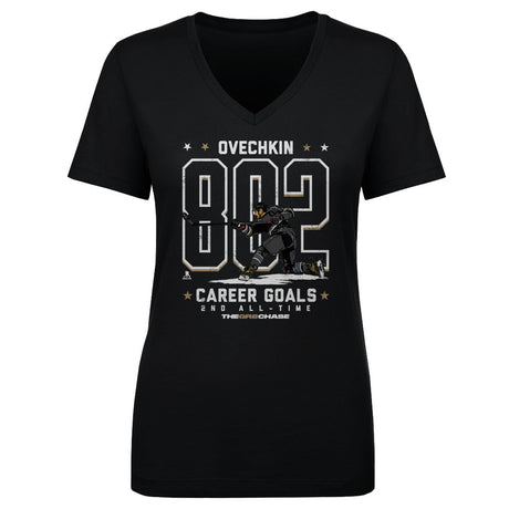 Alex Ovechkin Women's V-Neck T-Shirt | 500 LEVEL