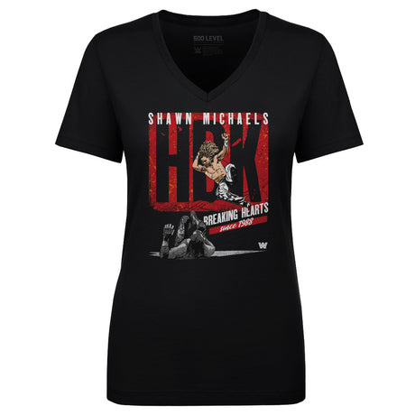 Shawn Michaels Women's V-Neck T-Shirt | 500 LEVEL