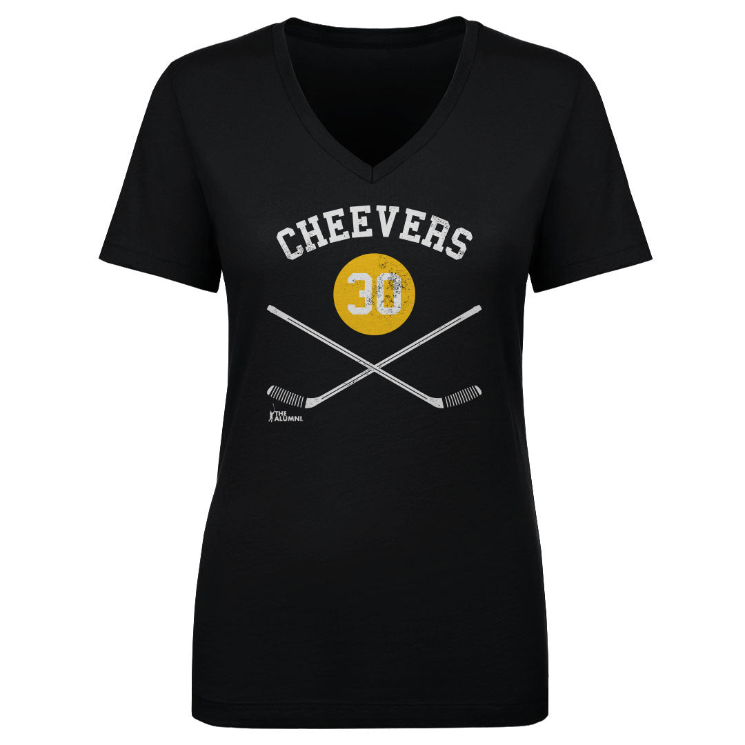 Gerry Cheevers Women's V-Neck T-Shirt | 500 LEVEL