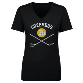 Gerry Cheevers Women's V-Neck T-Shirt | 500 LEVEL